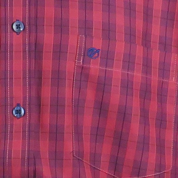 Vicentino* Men's Short Sleeve Button Down Curved Hem Chest Pocket Shirt~Size XL - Picture 10 of 10